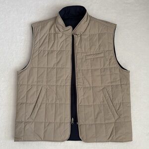 Manto | Reversible Quilted Nylon Zip Front Vest Made in Italy (EU 56/US 46 XXL)